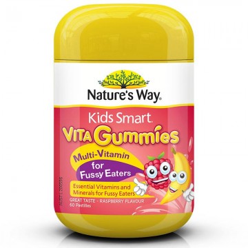 Nature's Way fussy gummies 佳思敏挑食软糖儿童复合维生素吃饭香 60粒