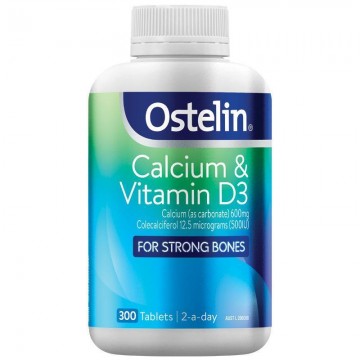 Ostelin Calcium & Vitamin D3 奥斯特林成人维生素D+钙 300粒