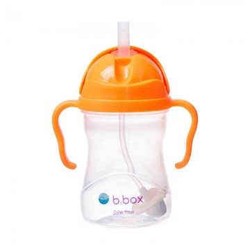 B.BOX BBOX Sippy Cup 婴儿重力饮水杯 orange zing neon deition 橙色霓虹版 新版包装新版重力球
