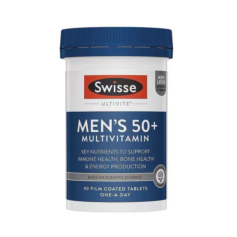 【限时特价】Swisse Men's Ultivite 50+ 斯维诗50岁以上男士多种综合复合维生素 男多维90片