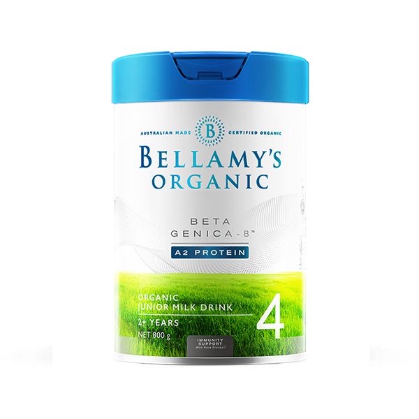 BB4 Bellamy's 贝拉米A2酪蛋白Beta Genica-8有机婴幼儿四段奶粉（白金款） 800g