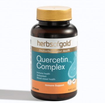 Herbs of Gold Quercetin Complex槲皮素复合片60片  